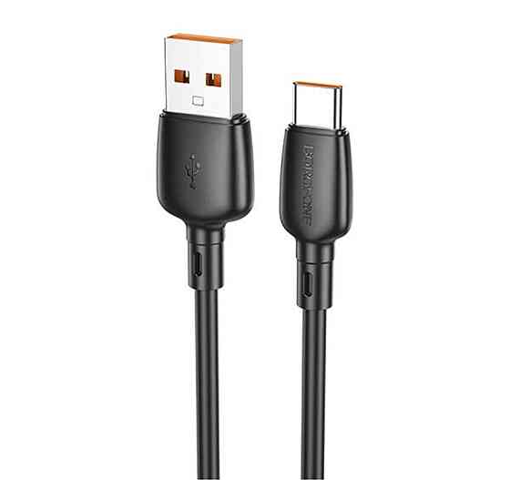 Кабель BOROFONE BX93 Super power 100W charging data cable Type-C Black Киев