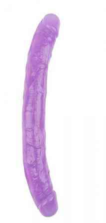 Двухсторонний фаллоимитатор 12.8 Inch Dildo, Purple Sex Aura Київ