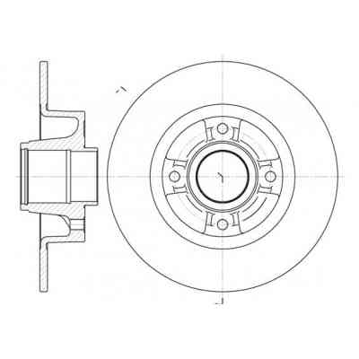 Гальмівний диск REMSA 6750.00 Вінниця
