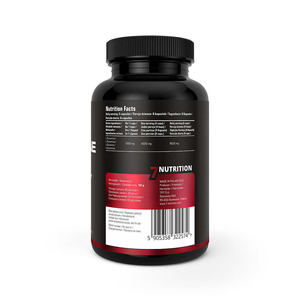 Глютамін 7 Nutrition Glutamine Max 1000 mg, 120 caps Луцьк - фото 2