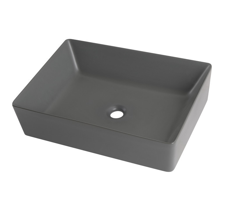 Раковина накладна Mixxus Premium QUADRO-0108 GRAY 550x390x145mm   ( MP6652 ) 30190 Харків - фото 8