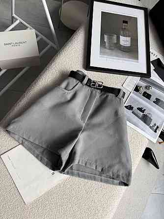 Женские базовые повседневные шорты турецкий кашемир Серый, 44 Одесса