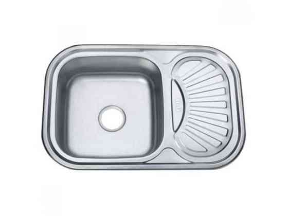 Мийка врізна 750х490х180мм Z7549-08-180D (decor) ТМ ZERIX Київ