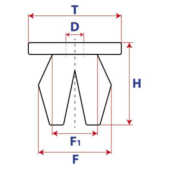 Втулка кузова Універсальні 14732 Київ