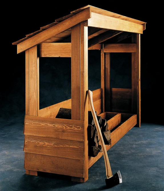 Дровница деревянная 