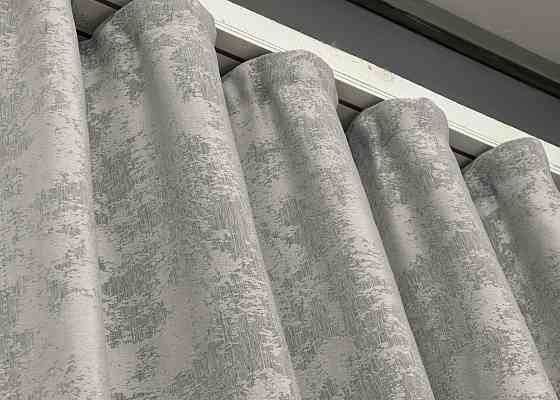 Шторна тканина жакард, колекція "Sultan XO" Туреччина колір світло-сірий 1124ш Київ