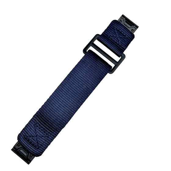 Ремінець для годинника Nylon Pro for Garmin Blue 22 мм SBR Київ