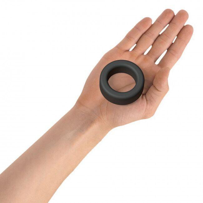 Эрекционное кольцо широкое Love To Love COOL RING - BLACK ONYX Sex Aura Киев - изображение 4