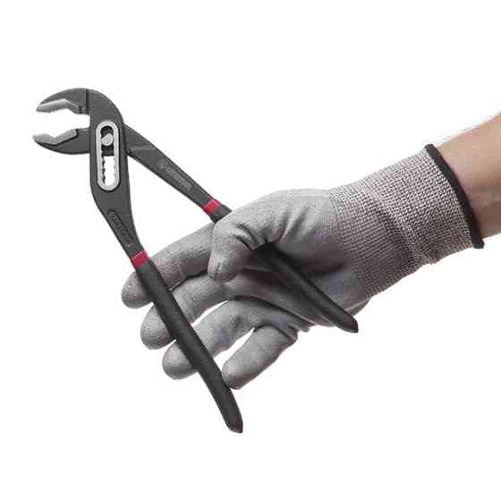 Кліщі сантехнічні 250 мм, коване залізо 40CrV, полив’яні двошарові рукоятки, STORM INTERTOOL NT-0161 Київ