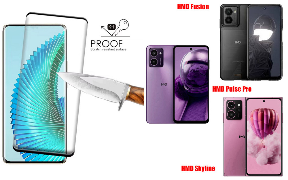Защитное стекло HyperGlass Pro для HMD Fusion, Pulse Pro, Skyline – максимальная чувствительность и защита Киев - изображение 1