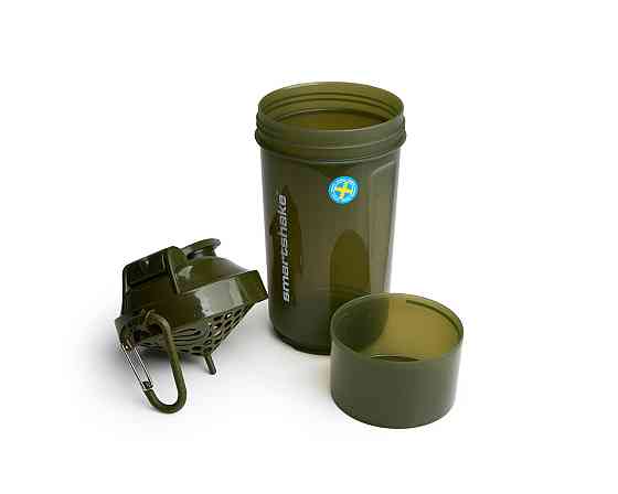 Шейкер спортивный для воды и спортивного питания SmartShake Original2GO 600ml Army Green Киев