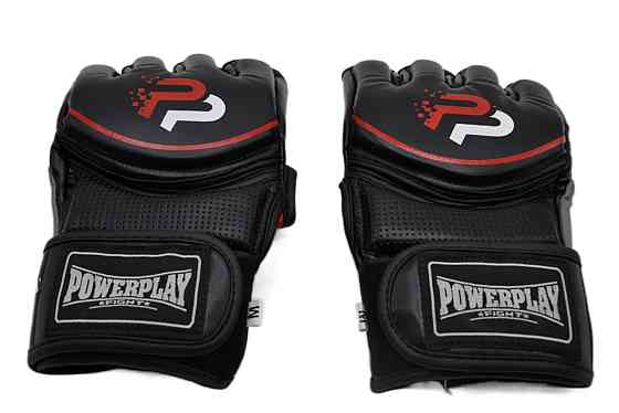 Рукавиці для MMA PowerPlay 3093 Чорні XL Луцк