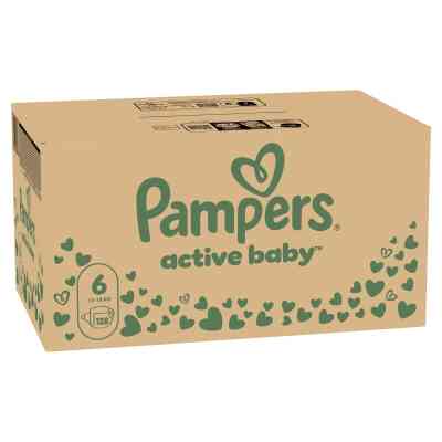 Подгузники Pampers Active Baby Размер 6 (Extra Large) 13-18 кг 128 шт (8006540032688) Винница