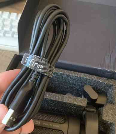 Fifine Ampligame A2 RGB - Черный кондесаторный USB микрофон. Новый! Киев