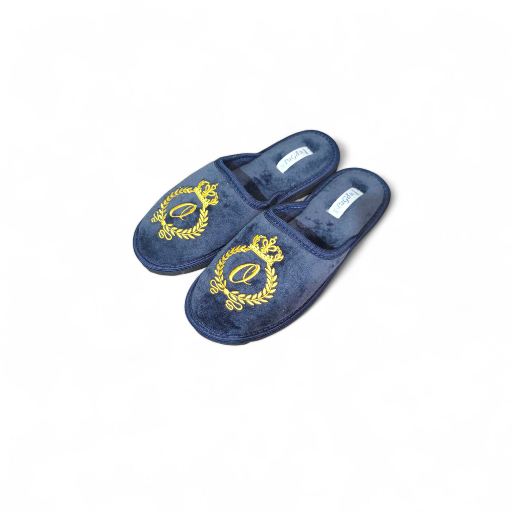 Хатні капці підліткові закриті синій Одеса - фото 1