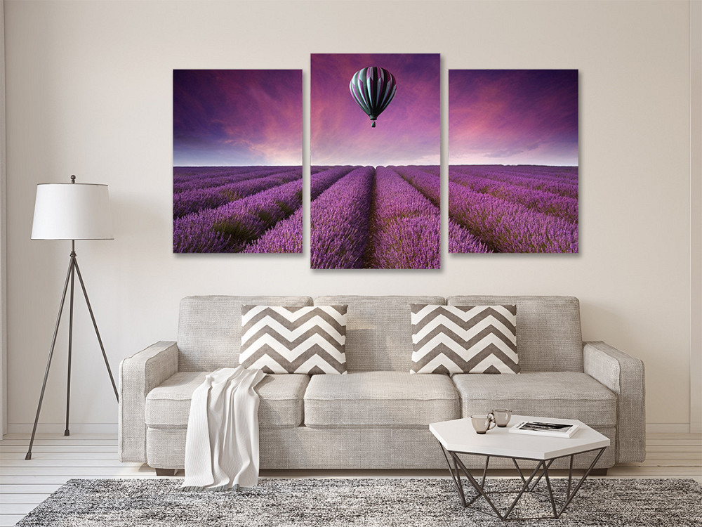 Модульная картина в гостиную / спальню Лаванда Art-619_3 Киев - изображение 2