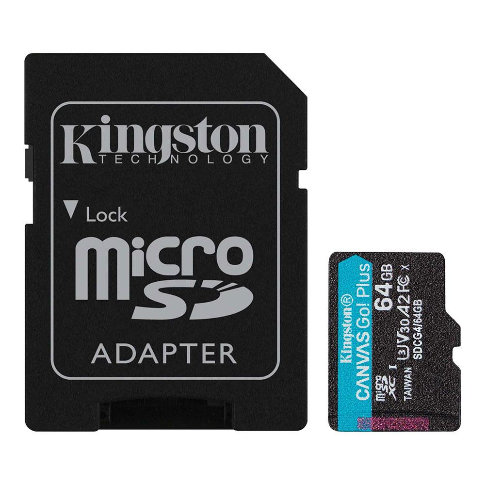 Карта пам'яті microSDXC (UHS-1 U3) Kingston Canvas Go! Plus 64Gb class 10 A2 V30 (R200MB / s) (adapter SD) Одеса - фото 1