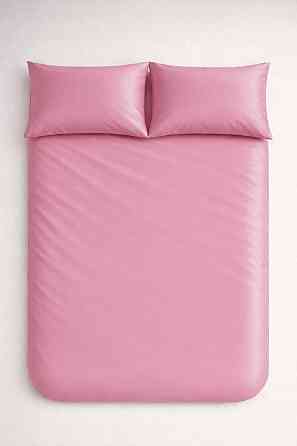 Підковдра на блискавці Ecotton двоспальний 180х215 см із сатину однотонний рожевий 15-1611 Brindal Rose Коломия