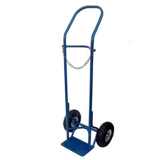 Тележка для баллона ТКК-260КНД –металлическая ручная тележка с пневмоколесами 260 мм грузоподъемность до 150кг Харьков