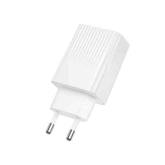 Мережевий зарядний пристрій BOROFONE BAS75A Source single port PD30W charger (EU) White Одеса
