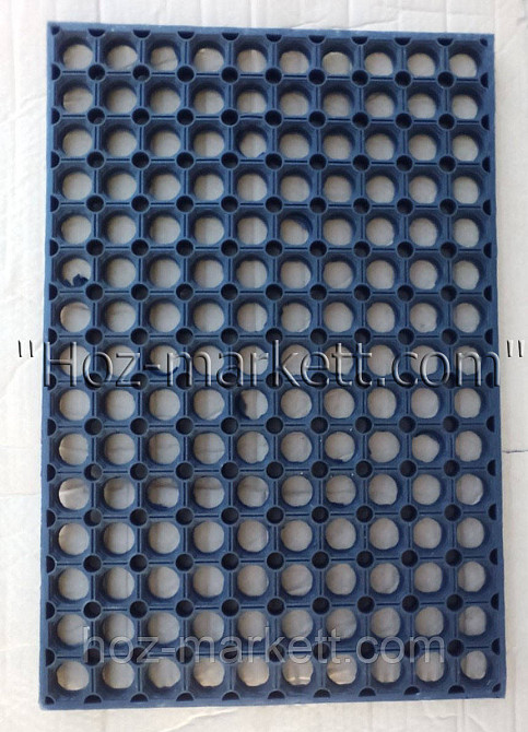 Коврик 60 см х 40 см х 2 см резиновый сотами грязезащитный килим Харьков - изображение 8