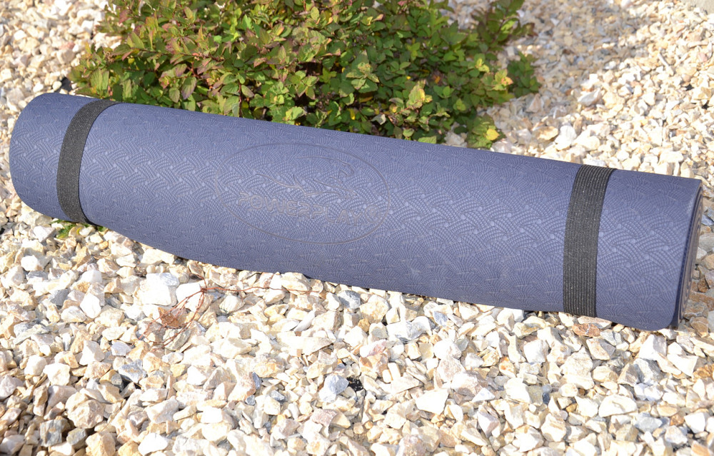 Килимок для йоги та фітнесу PowerPlay 4150 TPE Premium Performance Mat Синій (183x61x0.6) Луцьк - фото 10