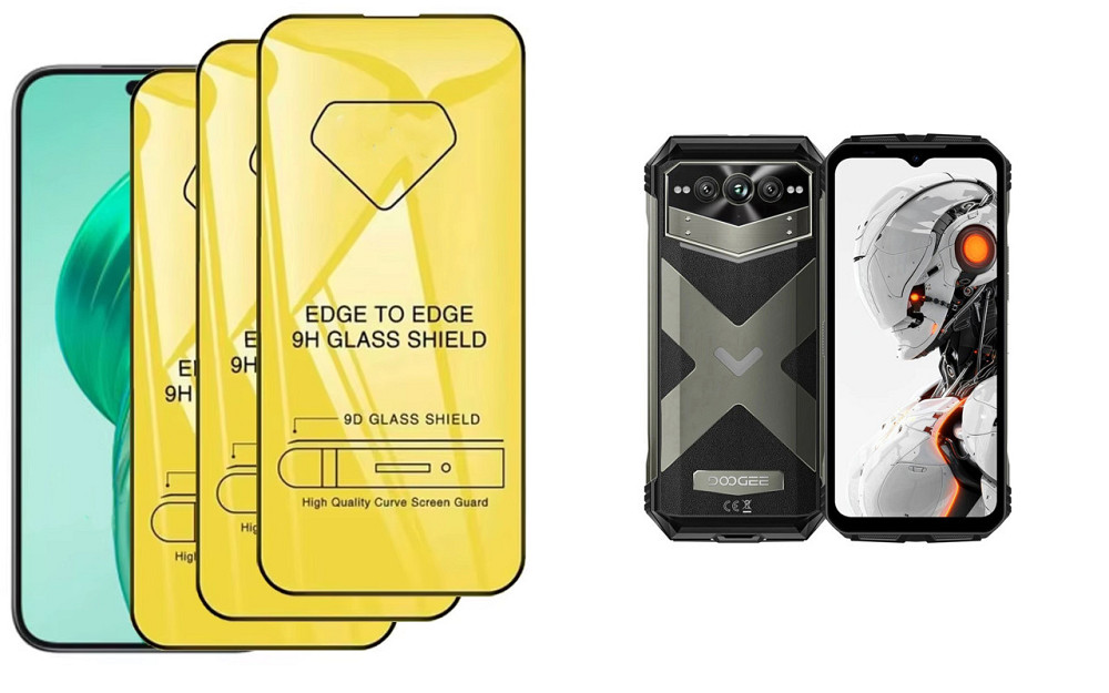 Захисне скло DefenzoGlass для DOOGEE V Max, V Max Plus, V Max Pro – подвійна міцність Київ - фото 3
