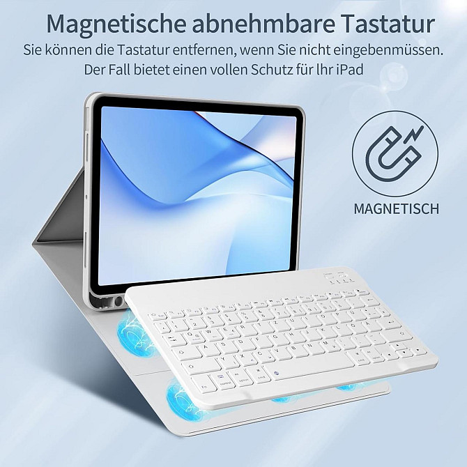 Чехол с клавиатурой для iPad Air 11-inch(M2) 2024/ iPad Air 5 2022/Air 4 2020 10.9/iPad 4-го покол. 10.9 / iPad Pro 11 2018 Днепр - изображение 4