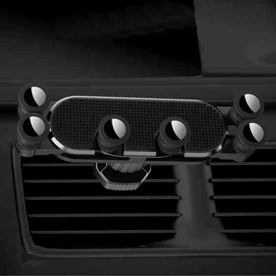 Автомобильный держатель,на решетку воздуховода под телефон JK013, черный Каменец-Подольский