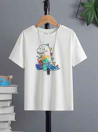 Футболка чоловіча с принтом  48 Біла 2664093742 Дніпро