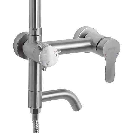 Душова система універсальна Brinex Pure 1030 на 3 споживачі Nickel BRIPUR1030NKL Київ