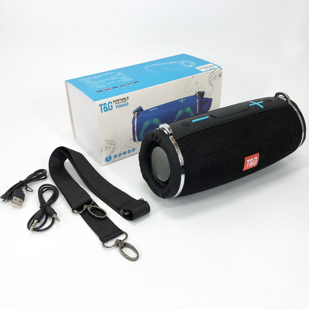 Колонка на акумуляторі зі світломузикою TG642, Якісна Bluetooth колонка Акумуляторна переносна CS-66 Львів - фото 2