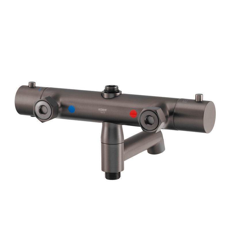 Душова колонка Koer KB-57029-07 з термостатичним змішувачем, 3 режими, графітовий колір (KR5498) Харків - фото 4