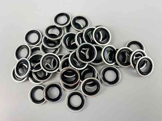 Шайба з гумовим кільцем NBR всередині 14 мм, для гідравліки, олії, води, повітря. Мукачево