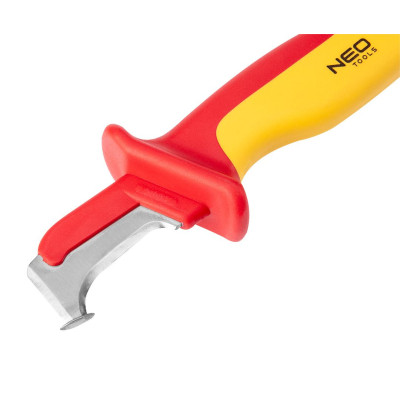 Нож монтажный Neo Tools диэлектрический, 1000V, изогнутое лезвие, 180мм (01-553) Винница - изображение 5