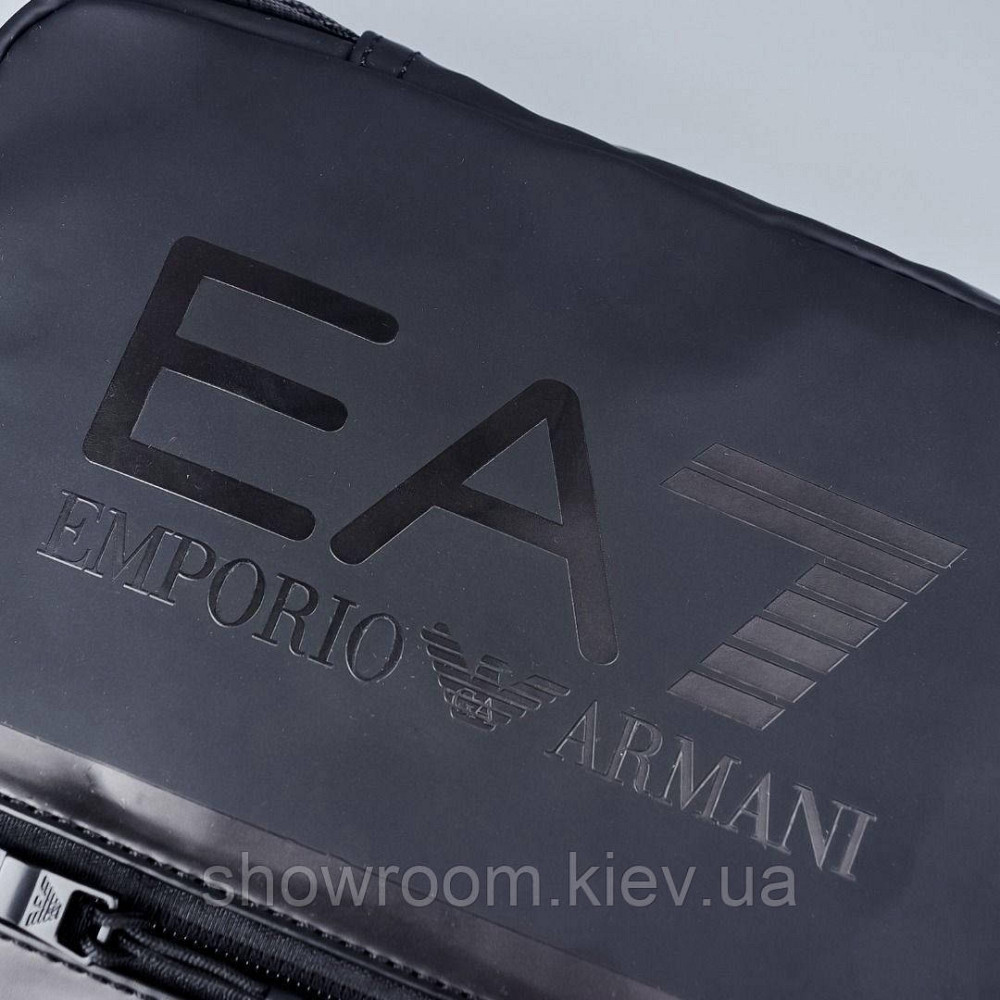 Чоловіча стильна брендова сумка на плече EA (9508) Київ - фото 8