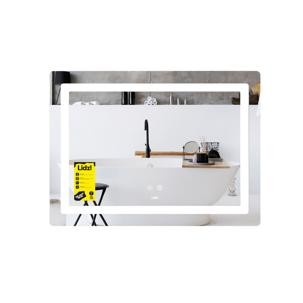 Зеркало Lidz Kubis (KU2) 700х500 с LED-подсветкой Touch, с антизапотеванием, с диммером, рег. яркости LD78LF90448486 Киев - изображение 14