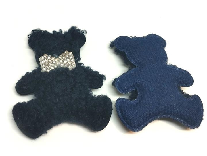 Патч нашивка на одежду Мишка синие 10 шт Киев - изображение 1