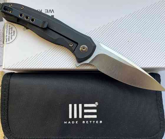 Нож складной We Knife Kitefin, titanium. Харьков