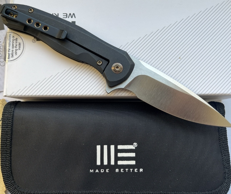 Нож складной We Knife Kitefin, titanium. Харьков - изображение 4