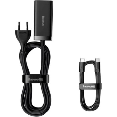 Зарядний пристрій Baseus 2xUSB-C 100W + 2xUSB GaN black (CCGP000101) Вінниця - фото 7