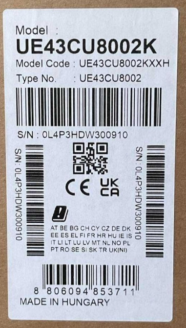 Телевізор Samsung UE43CU8000 (2024) EU. Харків - фото 6