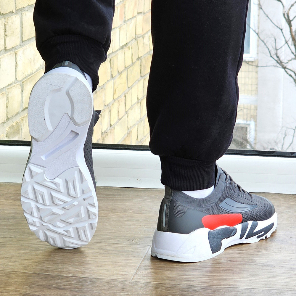 Кроссовки FILA Серые Мужские Фила (размеры: 41,42,43,45) Видео Обзор Днепр - изображение 4