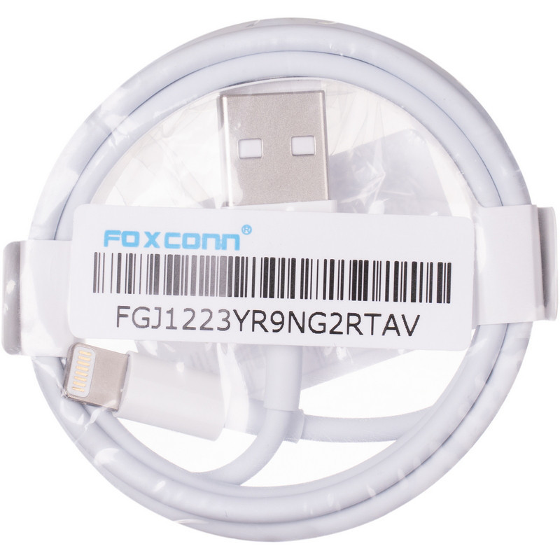 Кабель USB 99% Original Lightning MD818 (Foxconn) E75 (w/o pack) White Рівне - фото 2