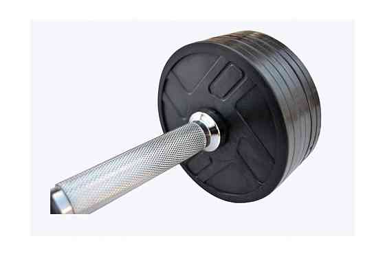 Гантелі обгумовані набірні 2 по 26 кг Гантелі, гирі, штанги та диски металеві Київ