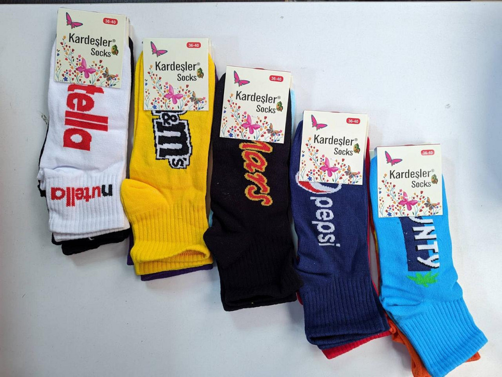 Жіночі шкарпетки за висотою в наборі з 5 шт. розмір 36-40 Kardesler Набір Київ - фото 3