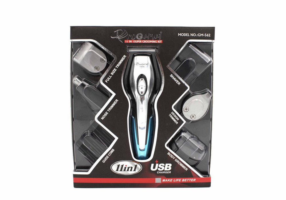Багатофункціональний набір для стрижки ProGemei GM-562 (11 в 1) Дніпро - фото 5