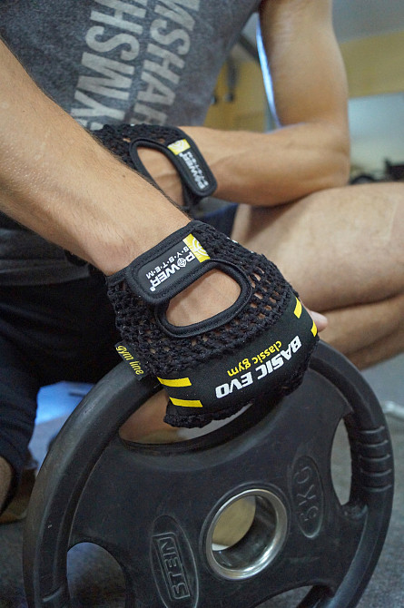 Рукавички для фітнесу Power System PS-2100 Basic EVO Black/Yellow Line XL Луцьк - фото 8