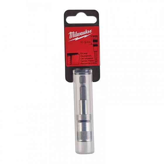 Держатель для бит магнитный 1/4'' Hex MILWAUKEE, для гипсокартона, с фиксатором, 58мм Коломыя