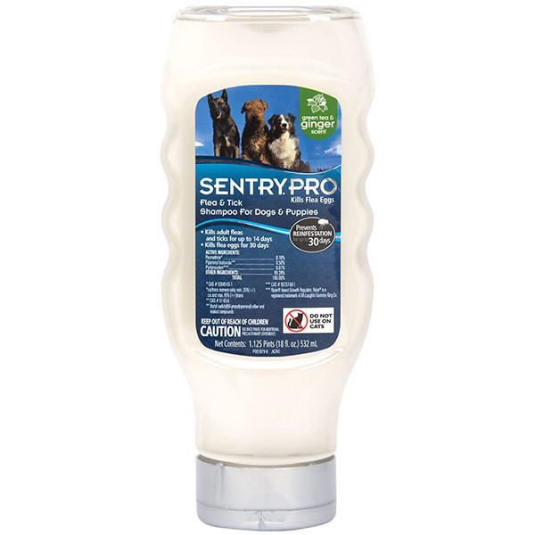 Sentry Pro Green Tea & Ginger Shampoo СЕНТРІ ПРО ІМБИР шампунь від бліх і кліщів для собак Київ - фото 1